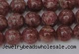 CBQ603 15.5 inches 10mm round natural strawberry quartz beads