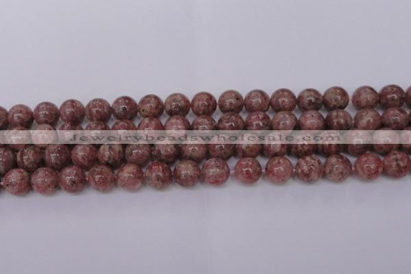 CBQ604 15.5 inches 12mm round natural strawberry quartz beads