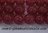 CBQ622 15.5 inches 8mm round strawberry quartz beads wholesale