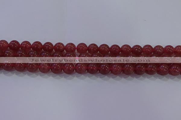 CBQ623 15.5 inches 10mm round strawberry quartz beads wholesale