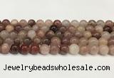 CBQ731 15.5 inches 10mm round strawberry quartz beads wholesale