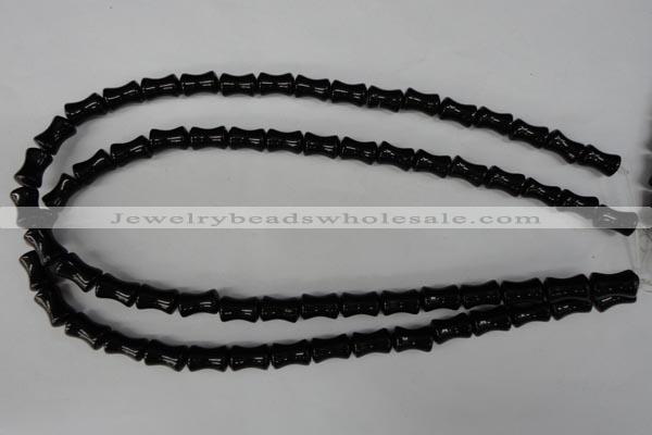 CBS210 15.5 inches 8*12mm bone blackstone beads wholesale