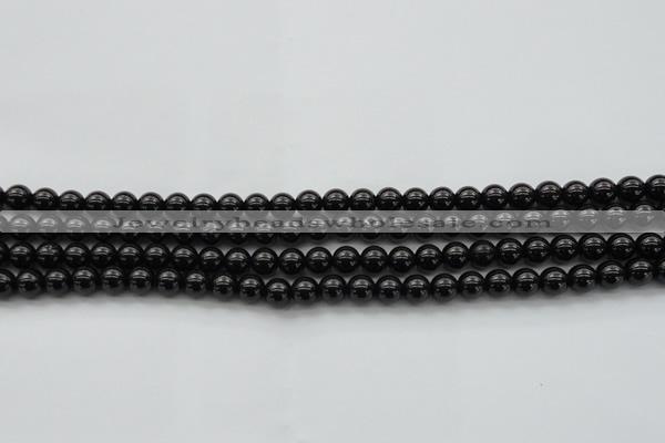 CBS500 15.5 inches 6mm round A grade black spinel beads