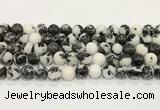 CBW173 15.5 inches 10mm round black & white jasper gemstone beads wholesale