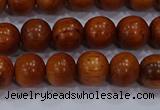 CBW502 15.5 inches 8mm round bayong wood beads wholesale