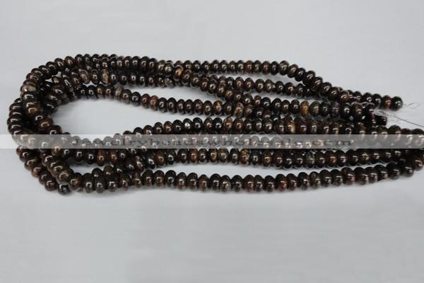 CBZ202 15.5 inches 5*8mm rondelle bronzite gemstone beads