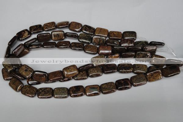 CBZ237 15.5 inches 13*18mm rectangle bronzite gemstone beads