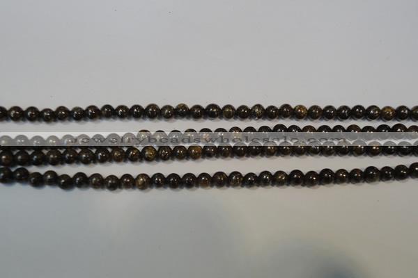 CBZ252 15.5 inches 3mm round bronzite gemstone beads wholesale