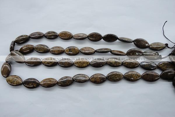 CBZ305 15.5 inches 12*20mm marquise bronzite gemstone beads wholesale