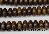 CBZ401 15.5 inches 6*10mm rondelle bronzite gemstone beads