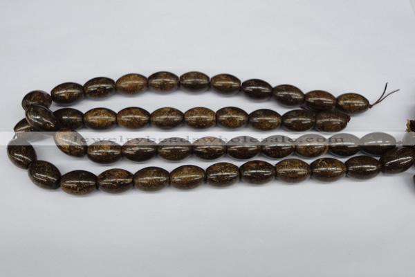 CBZ410 15.5 inches 15*20mm rice bronzite gemstone beads