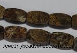 CBZ427 15.5 inches 12*16mm flat drum bronzite gemstone beads