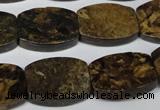 CBZ429 15.5 inches 15*20mm flat drum bronzite gemstone beads