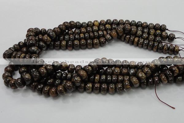 CBZ54 15.5 inches 7*10mm rondelle bronzite gemstone beads wholesale