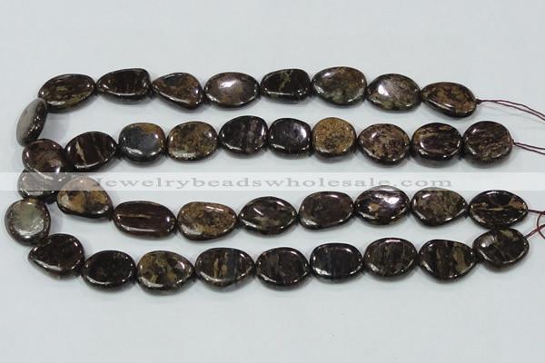 CBZ60 15.5 inches 18*25mm freeform bronzite gemstone beads