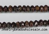 CBZ91 15.5 inches 5*8mm faceted rondelle bronzite gemstone beads