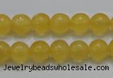 CCA05 15.5 inches 10mm round yellow calcite gemstone beads wholesale