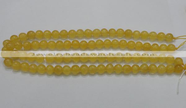 CCA05 15.5 inches 10mm round yellow calcite gemstone beads wholesale