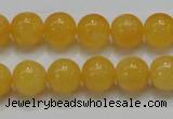 CCA06 15.5 inches 12mm round yellow calcite gemstone beads wholesale