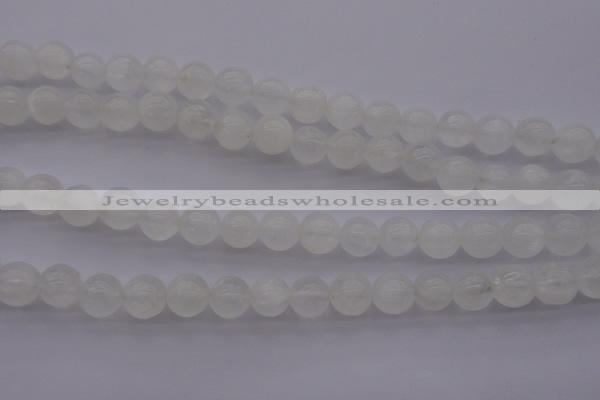 CCA354 15.5 inches 10mm round white calcite beads wholesale