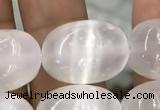 CCA371 15.5 inches 12*16mm rice white calcite gemstone beads