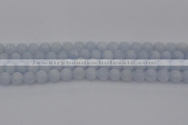 CCA407 15.5 inches 10mm round blue calcite gemstone beads