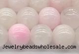 CCA521 15.5 inches 8mm round pink calcite gemstone beads