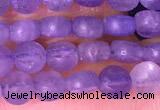 CCB1044 15 inches 4mm faceted coin tanzanite beads