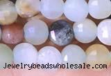 CCB1048 15 inches 4mm faceted coin amazonite beads