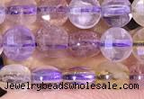 CCB1053 15 inches 4mm faceted coin ametrine beads