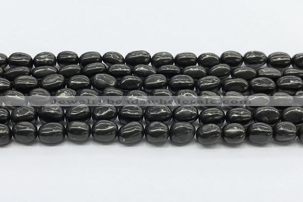 CCB1191 15 inches 7*10mm nuggets shungite gemstone beads