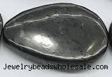 CCB1203 15 inches 22*35mm - 25*37mm nuggets shungite beads