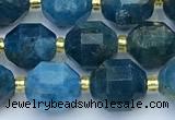 CCB1265 15 inches 9*10mm faceted apatite gemstone beads