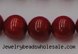 CCB129 15.5 inches 11mm round red coral beads strand wholesale