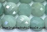 CCB1336 15 inches 8mm faceted coin amazonite beads