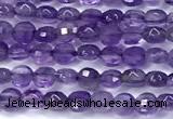 CCB1357 15 inches 2.5mm faceted coin amethyst beads