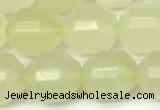 CCB1420 15 inches 9mm - 10mm faceted New jade beads