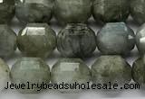 CCB1507 15 inches 7mm - 8mm faceted labradorite beads