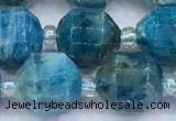 CCB1515 15 inches 9mm - 10mm faceted apatite beads