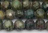 CCB1543 15 inches 6mm faceted round corundum beads