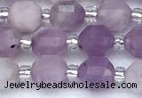 CCB1567 15 inches 5mm - 6mm faceted purple kunzite beads