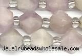 CCB1603 15 inches 10mm faceted kunzite gemstone beads