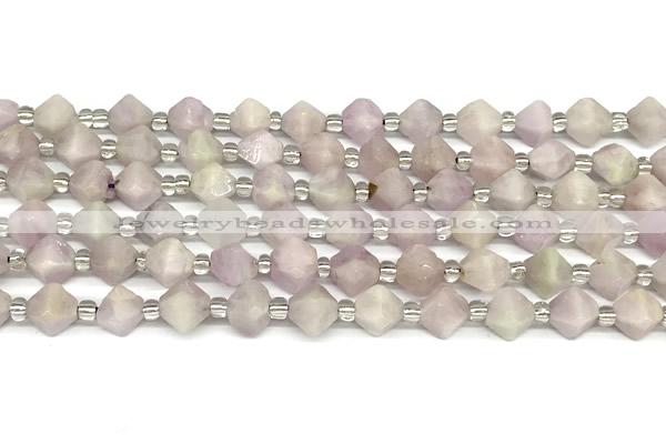 CCB1603 15 inches 10mm faceted kunzite gemstone beads