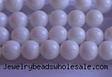 CCB400 15.5 inches 4mm round white tridacna beads wholesale