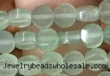 CCB513 15.5 inches 4mm coin green aventurine beads wholesale