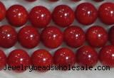 CCB55 15.5 inches 4-6mm round red coral beads Wholesale