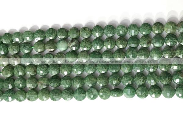 CCB752 15.5 inches 8mm faceted coin gemstone beads