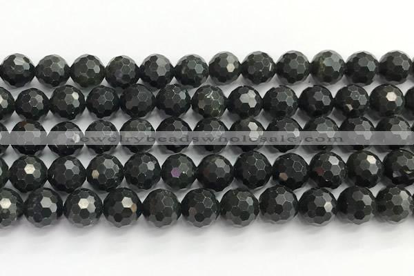 CCB790 15.5 inches 10mm faceted round jade gemstone beads wholesale