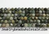 CCB794 15.5 inches 8mm faceted round jade gemstone beads wholesale