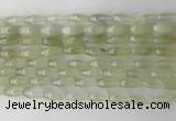 CCB817 15.5 inches 5*12mm rice New jade gemstone beads wholesale